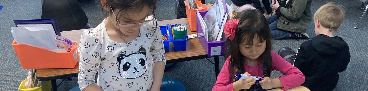 Pomona Elementary Kids Working 