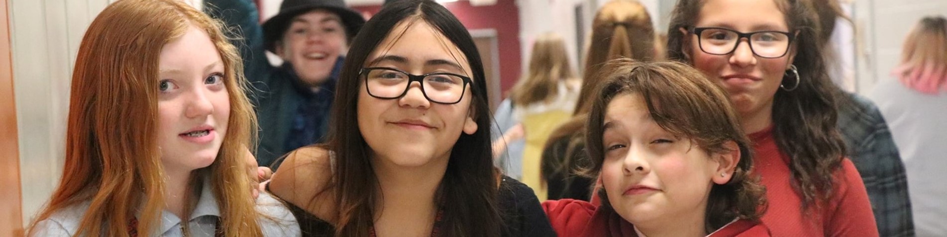 Centennial Middle Students Smiling 