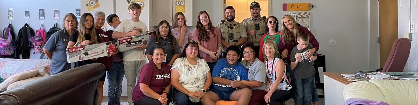 Centennial Middle Special Needs Classroom with Law Enforcement 