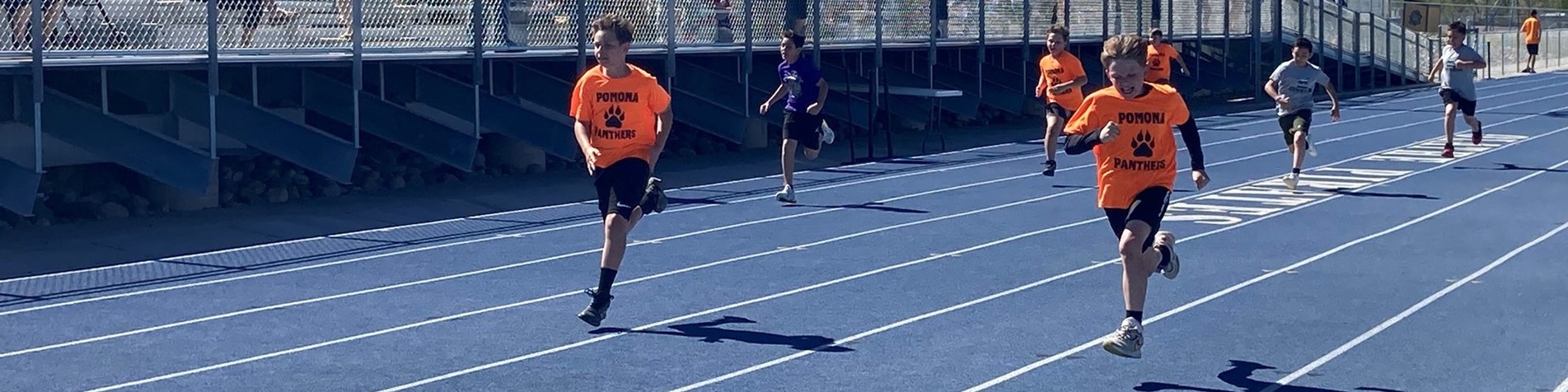 Pomona Students Running