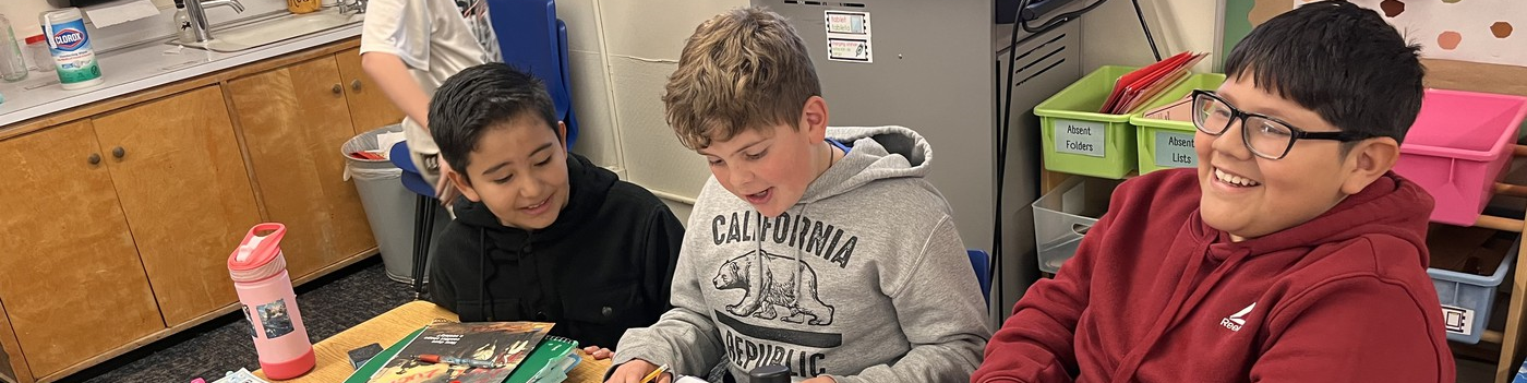 Pomona Kids Laughing and Working Together 